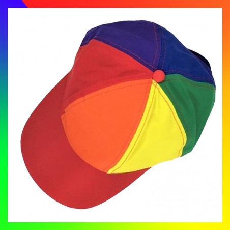 Casquette tissus Rainbow