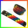 Bracelet LGBT Damier Rainbow
