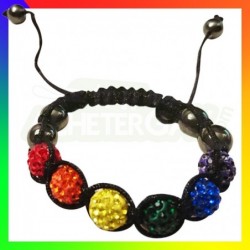 Bracelet LGBT Shamballa