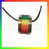 Pendentif LGBT Cylindre Film Rainbow