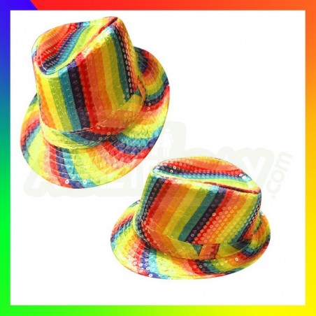Chapeau Rainbow Paillettes