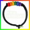 Bracelet LGBT Tressé Rainbow