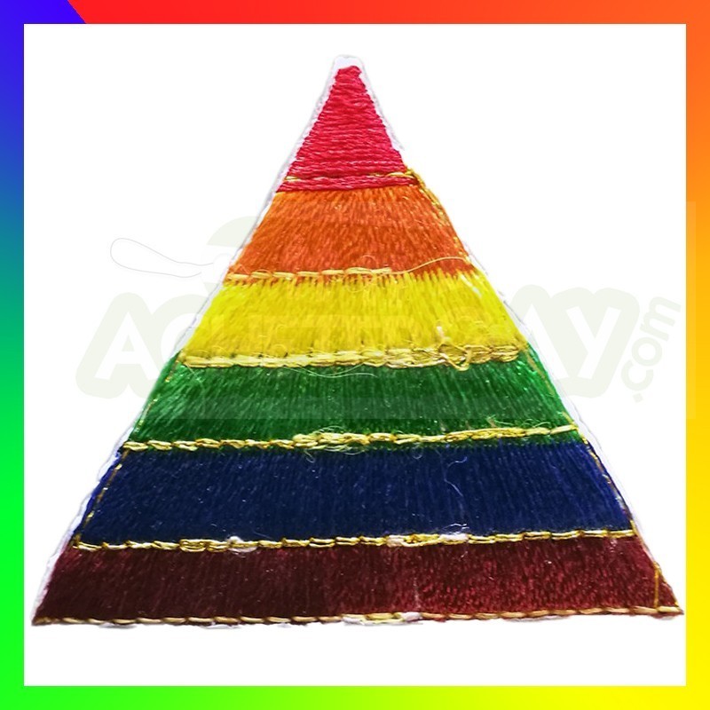 Patch LGBT triangle Rainbow