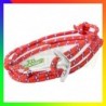 Bracelet nylon Ancre rouge