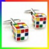 Boutons de manchettes Rubik cube